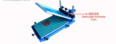 Настольный трафаретный печатный станок (трафаретный принтер) E225