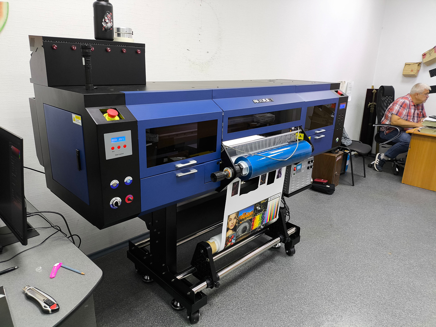 Запуск UV DTF принтера AUDLEY STORM в Саратове