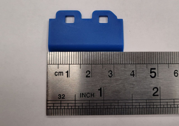 Вайпер мини (3,5 см, синий, комплект 2 шт.) для Epson i3200 / i1600 / F1080