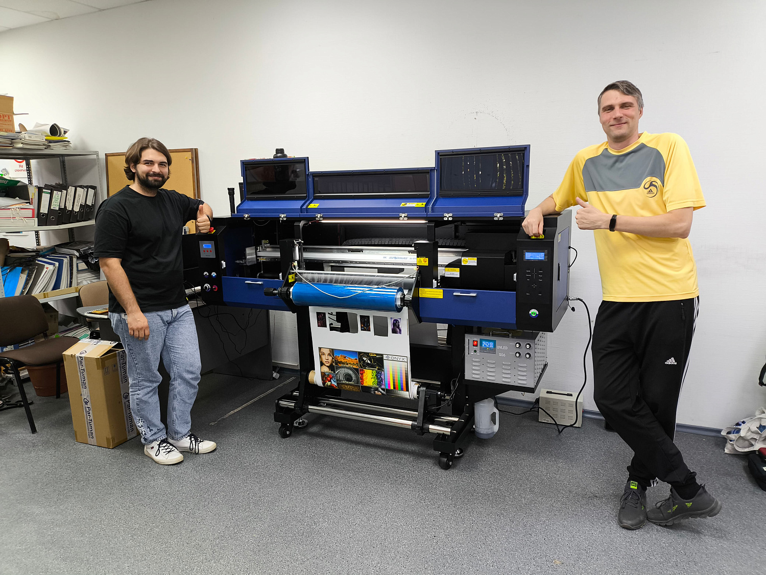 Запуск UV DTF принтера AUDLEY STORM в Саратове