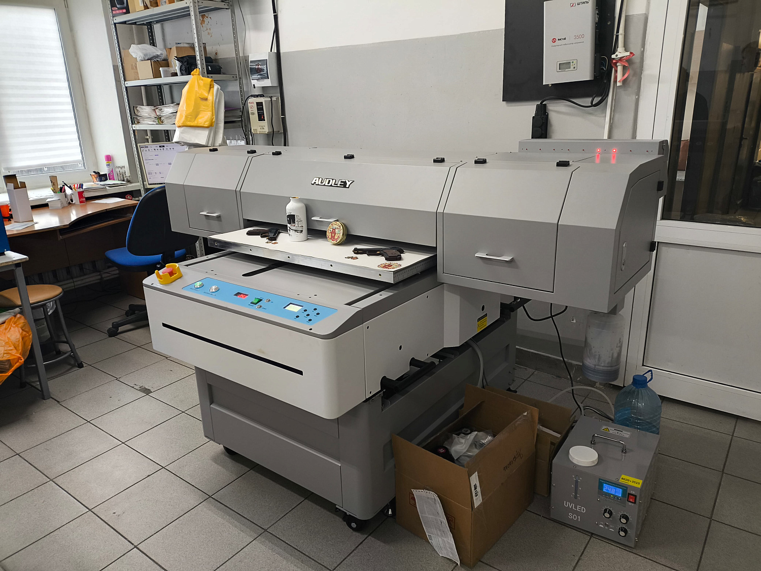 Запуск UV принтера AUDLEY 9060 в Ярославле