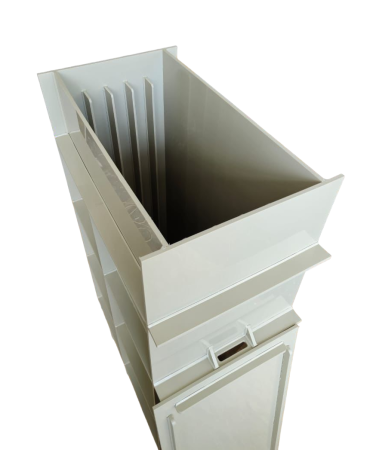 Диптанк для отмачивания краски, 5 рам, ТПФ 1000х600