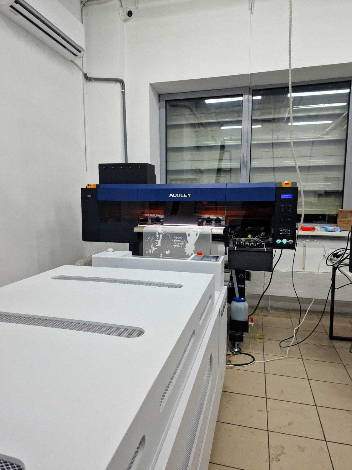 Запуск DTF-принтера Audley ZX6006 Huricane в Красногорске