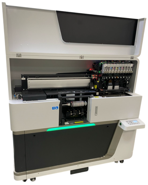 Высокоскоростной цифровой струйный УФ-принтер для печати по цилиндру и конусу CND-220