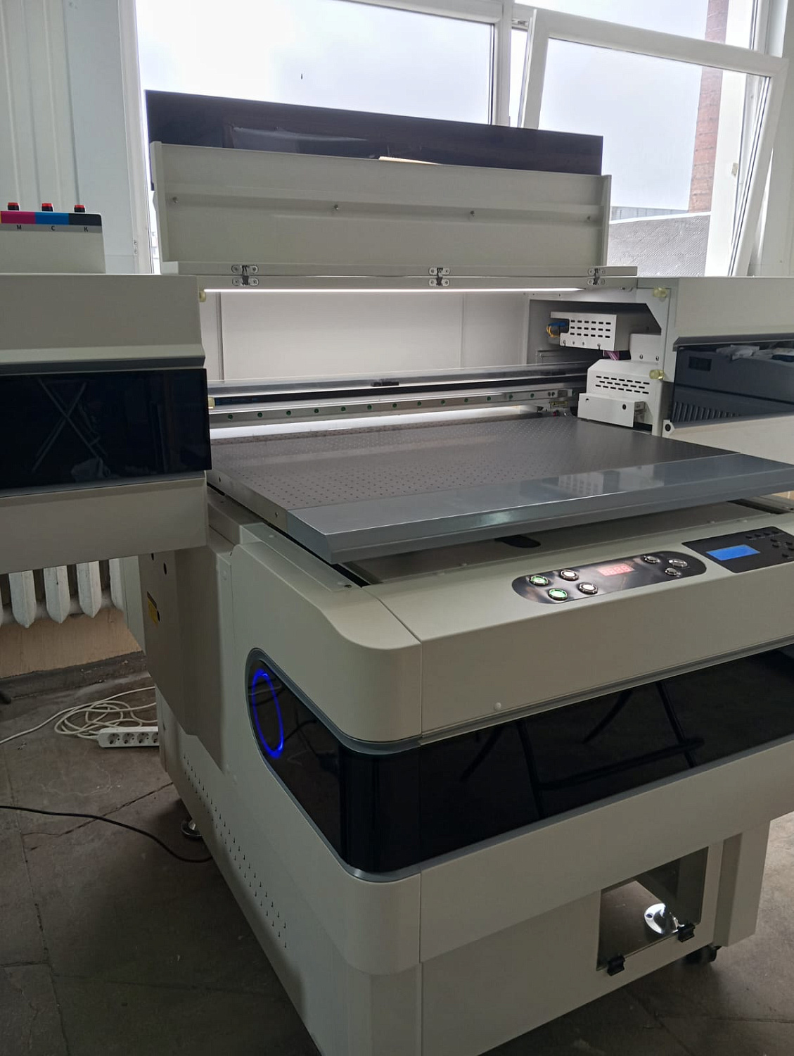 Запуск UV принтер AUDLEY 9060 PRO и Лазера HAOKE в Калининграде