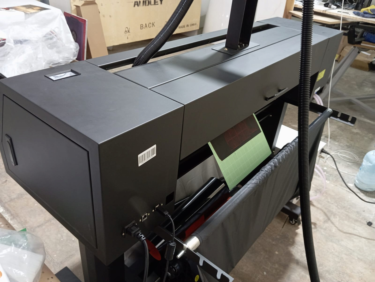 Запуск UV принтер AUDLEY 9060 PRO и Лазера HAOKE в Калининграде