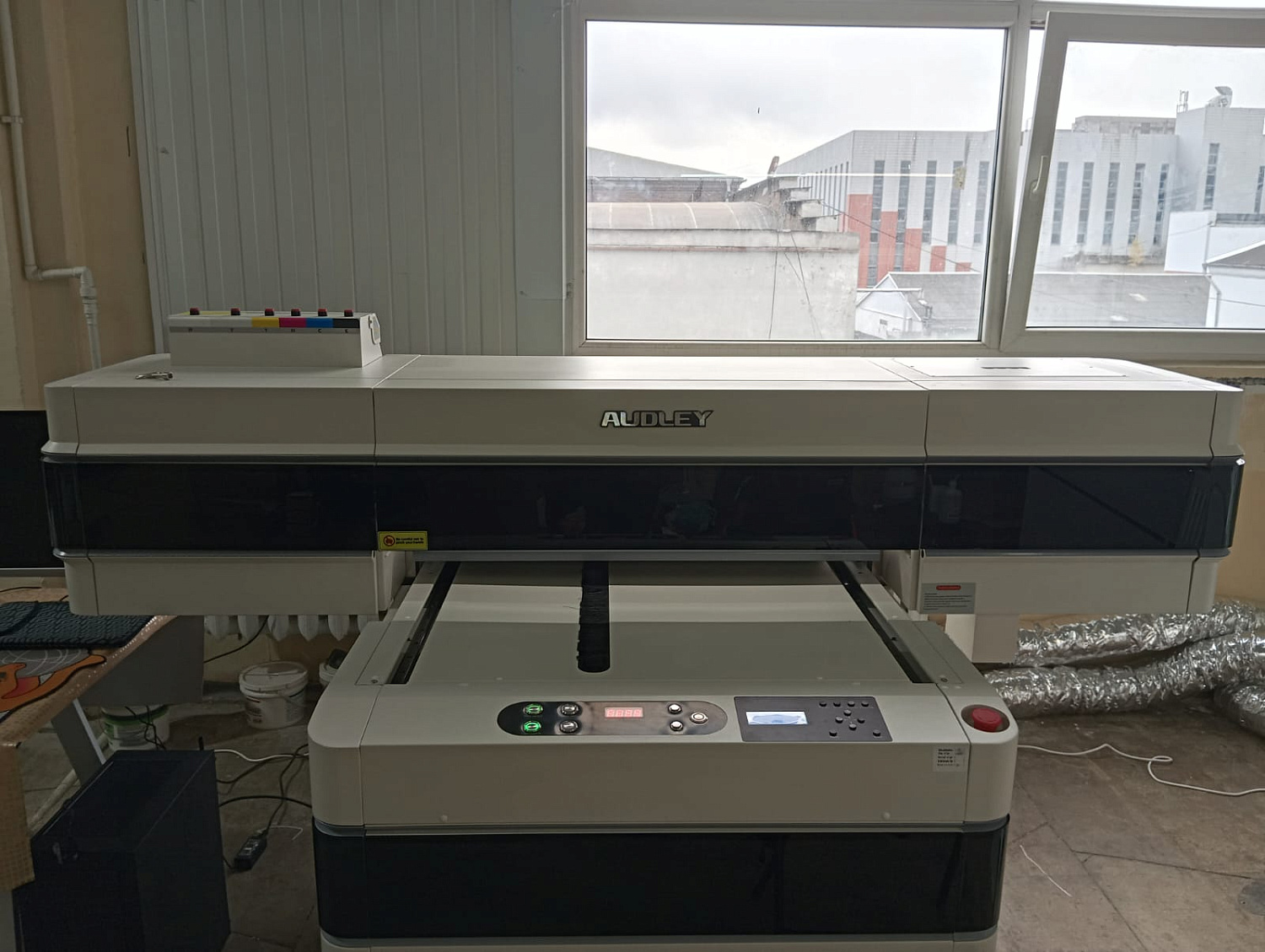 Запуск UV принтер AUDLEY 9060 PRO и Лазера HAOKE в Калининграде