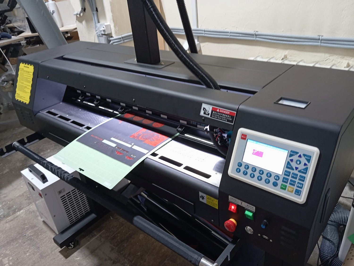 Запуск UV принтер AUDLEY 9060 PRO и Лазера HAOKE в Калининграде