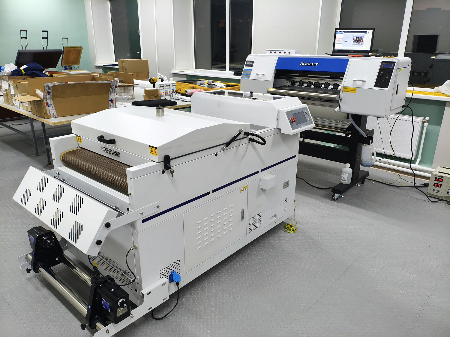 Запуск DTF-комплекса Audley ZX6002 в Лениногорске