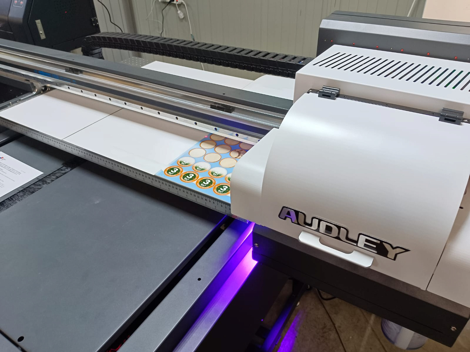 Запуск УФ-принтера Audley UV9060 в Самаре