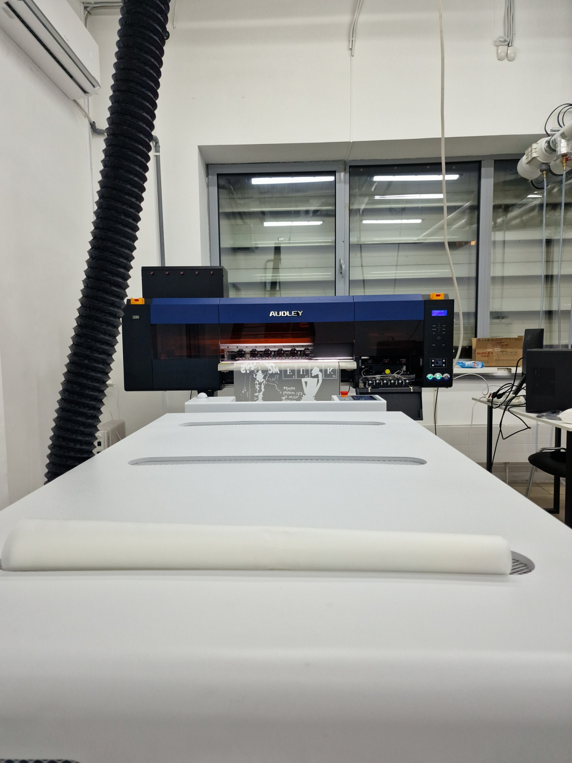 Запуск DTF-принтера Audley ZX6006 Huricane в Красногорске