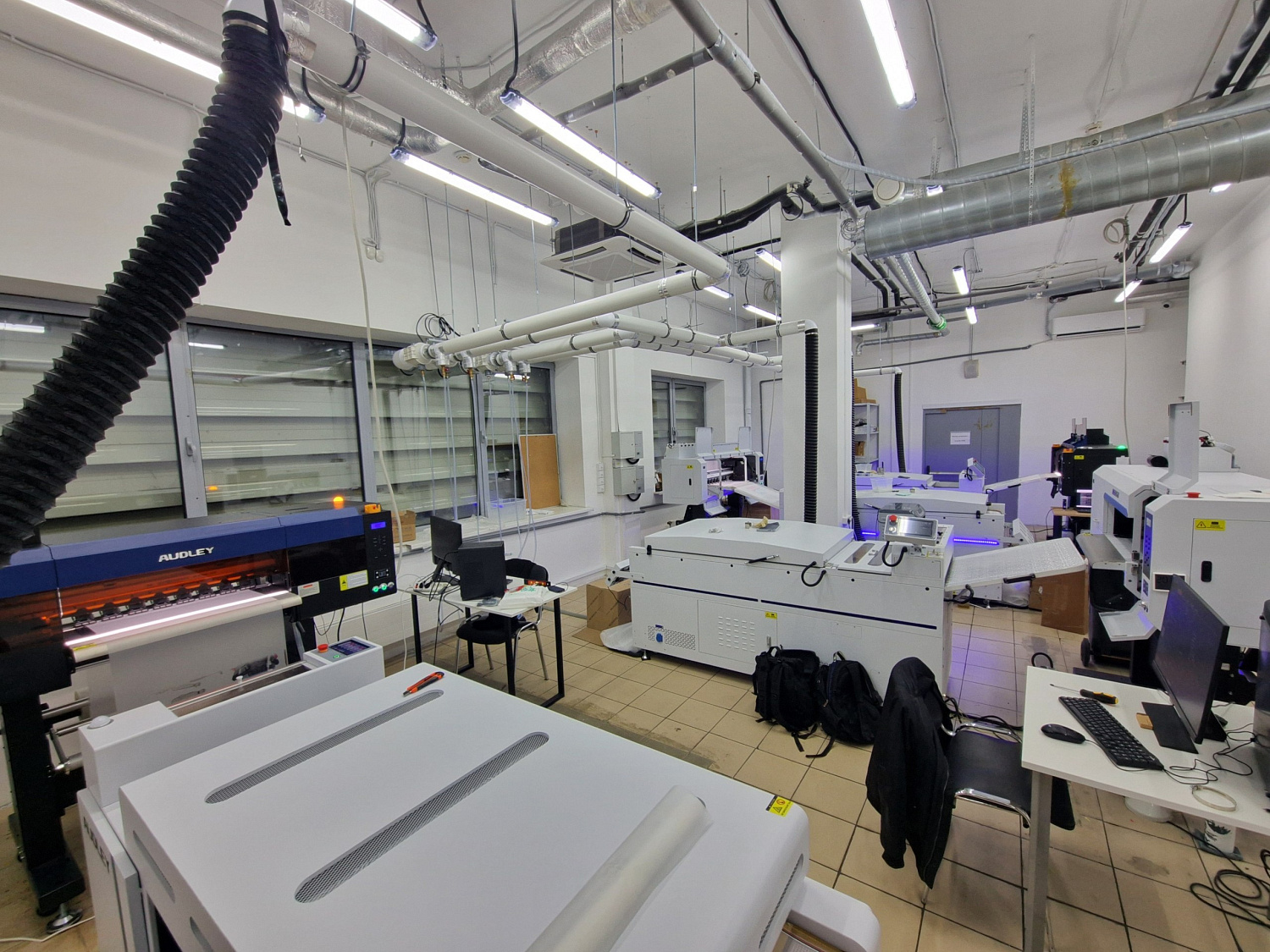 Запуск DTF-принтера Audley ZX6006 Huricane в Красногорске