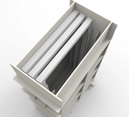 Диптанк для отмачивания краски, 5 рам, ТПФ 1000х600