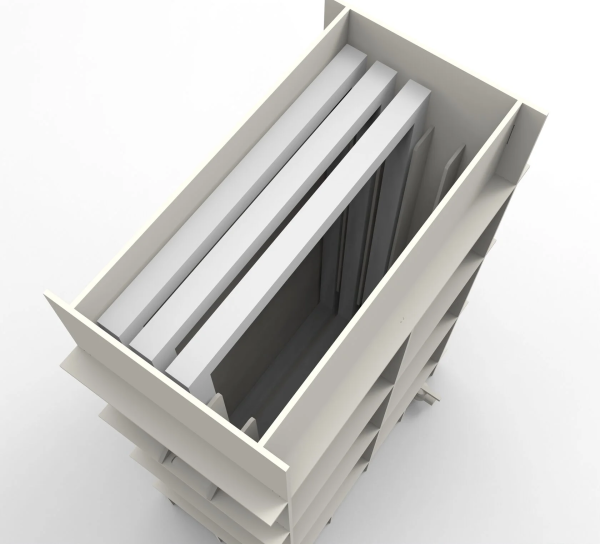 Диптанк для отмачивания краски, 5 рам, ТПФ 1000х600 Диптанк для отмачивания краски, 5 рам, ТПФ 1000х600