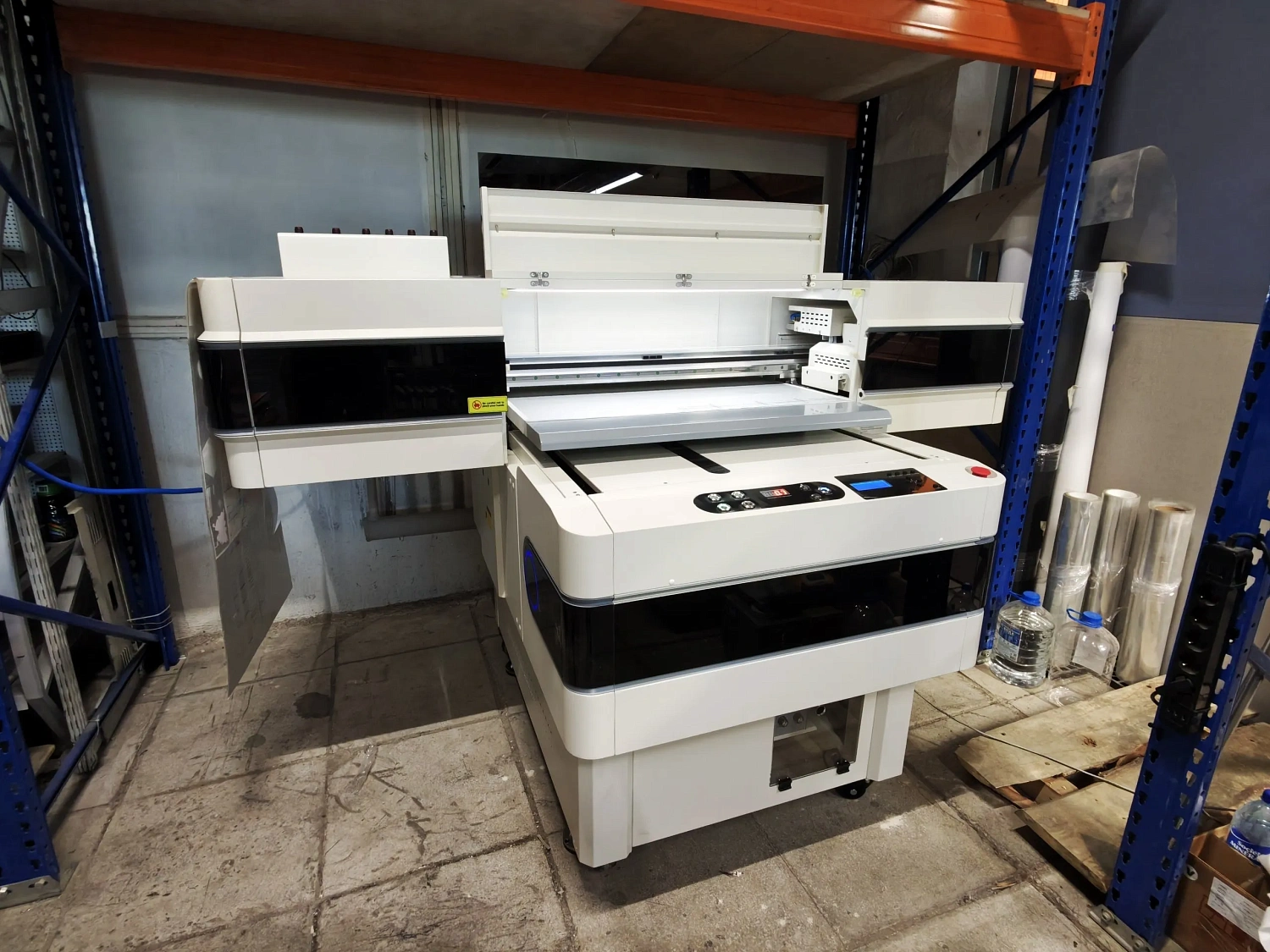 Запуск УФ-принтера Audley 9060-4 Pro 3N в Москве