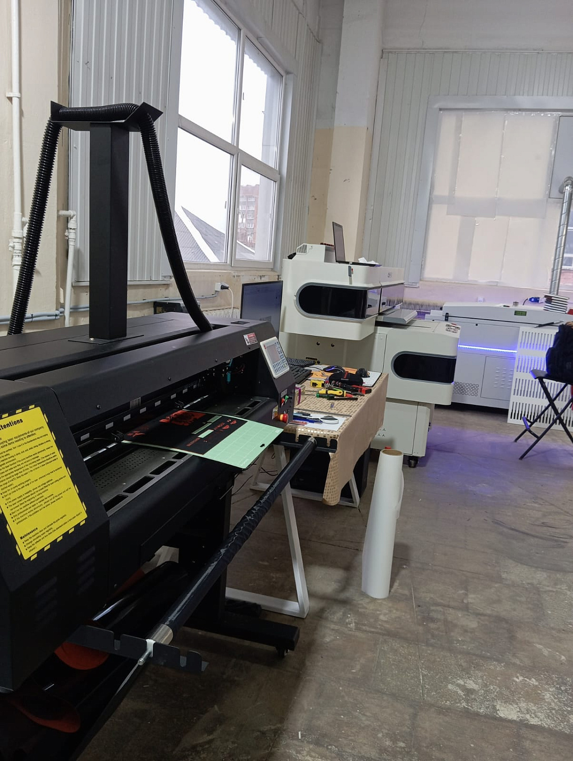 Запуск UV принтер AUDLEY 9060 PRO и Лазера HAOKE в Калининграде
