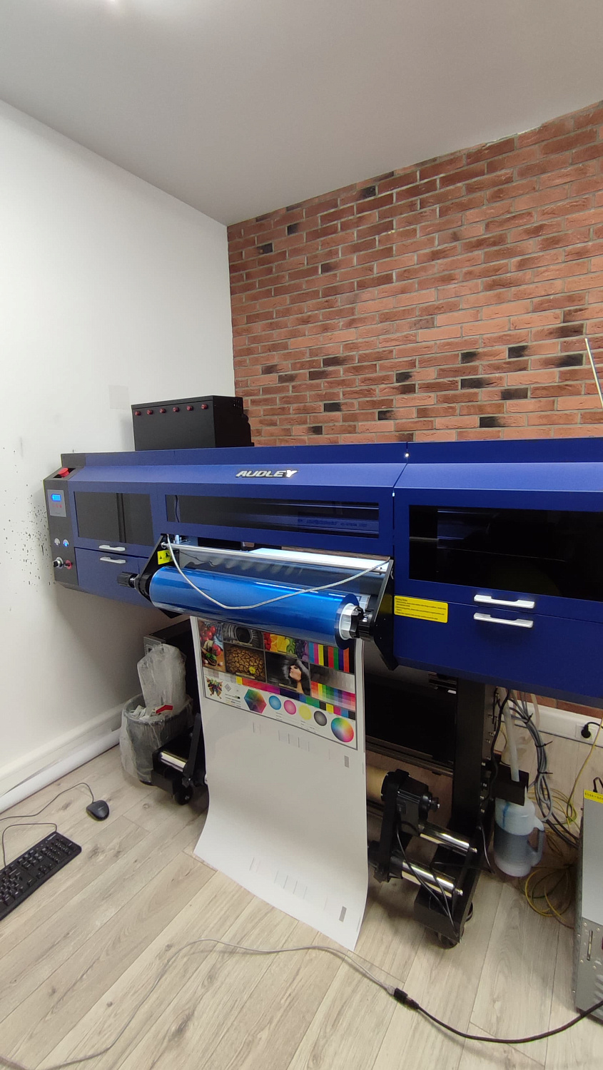 Запуск UV DTF принтера AUDLEY STORM в Мытищах