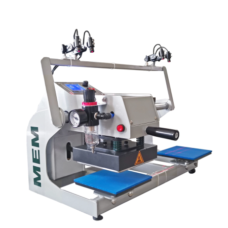 Пневматический термопресс MEM TQ-1515 (15х15см) 2 стола