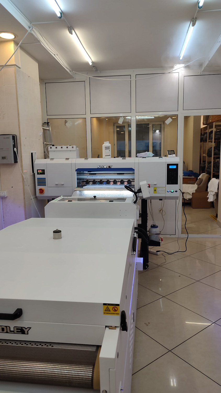 Запуск принтера для DTF печати AUDLEY ZX6004 в Мытищах