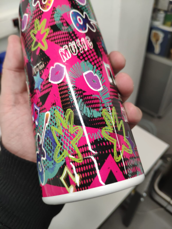 Высокоскоростной цифровой струйный УФ-принтер  для печати по цилиндру и конусу CND-220