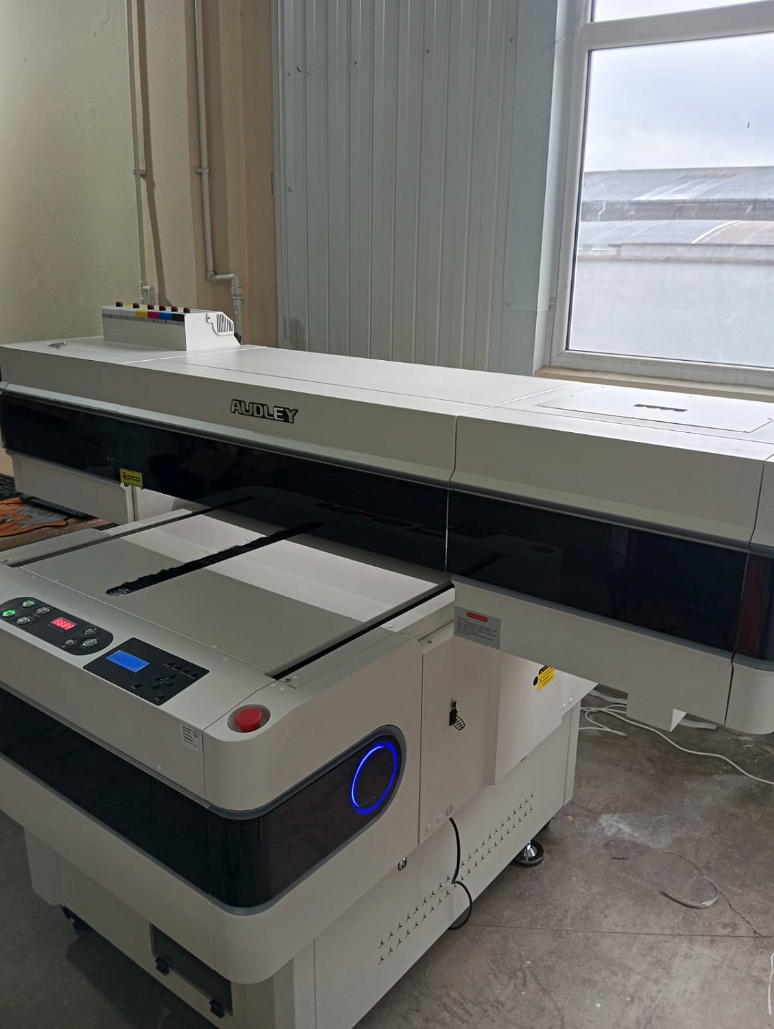 Запуск UV принтер AUDLEY 9060 PRO и Лазера HAOKE в Калининграде