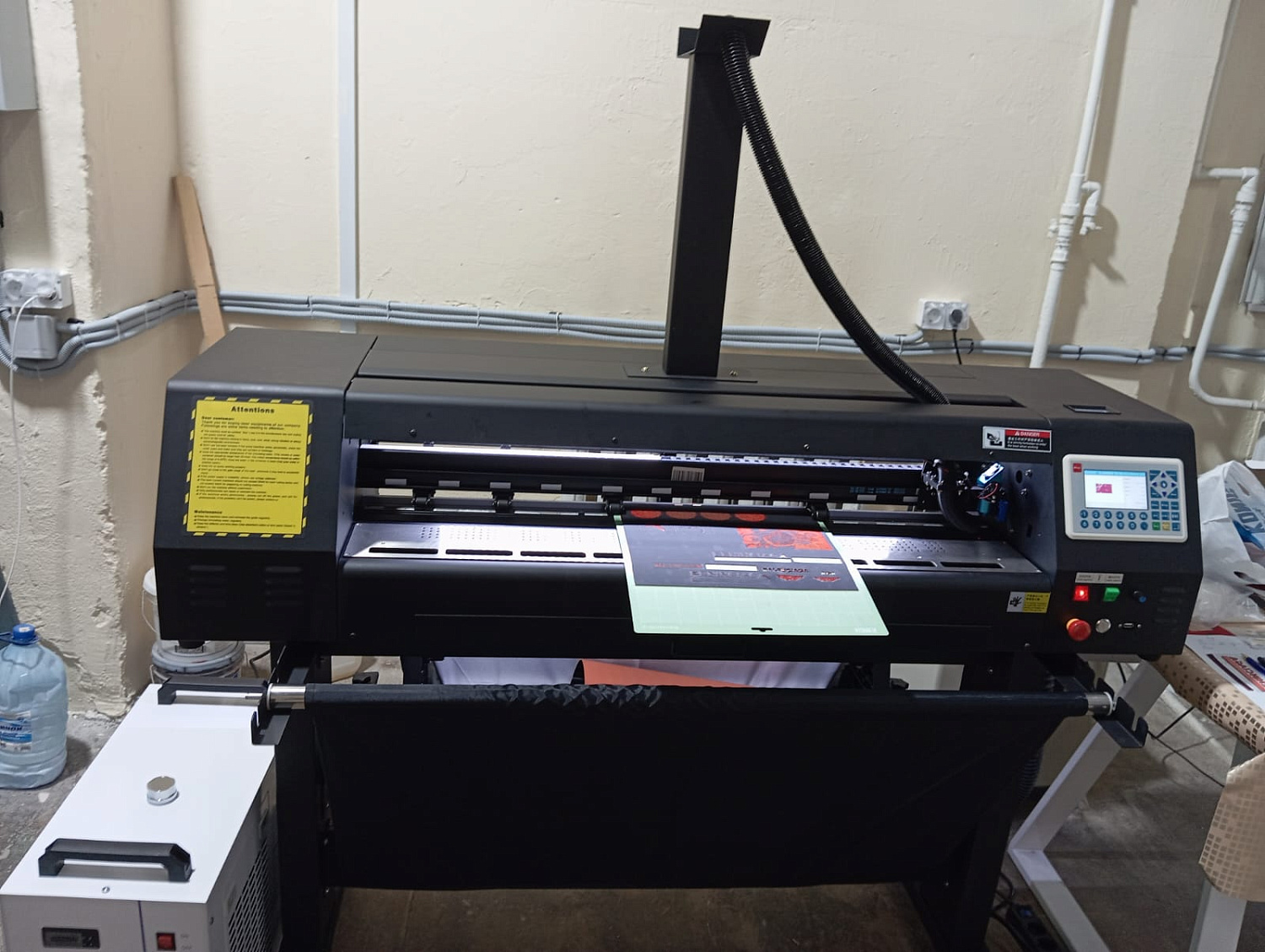 Запуск UV принтер AUDLEY 9060 PRO и Лазера HAOKE в Калининграде