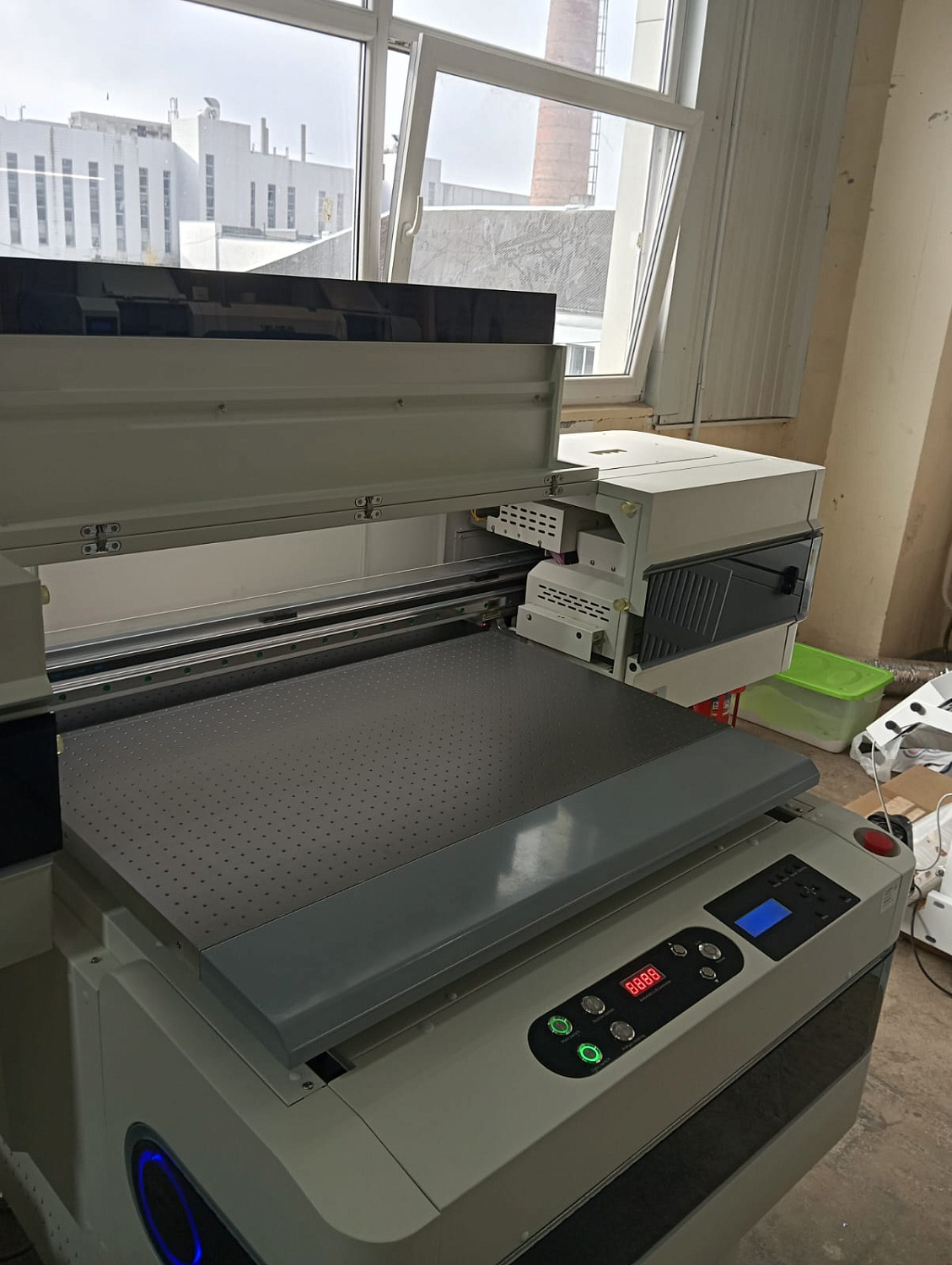 Запуск UV принтер AUDLEY 9060 PRO и Лазера HAOKE в Калининграде