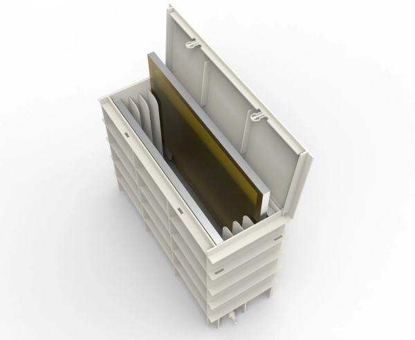 Диптанк для отмачивания краски, 6 рам, ТПФ 1100х670 Диптанк для отмачивания краски, 6 рам, ТПФ 1100х670