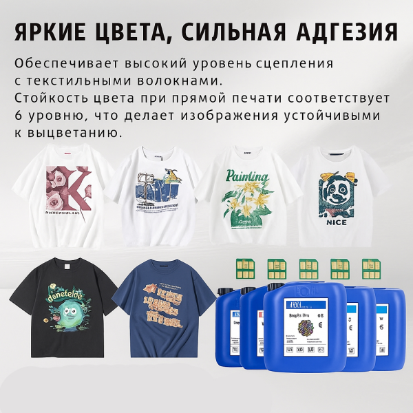 Чернила Brother GTX Bulk White с чипом, 18L