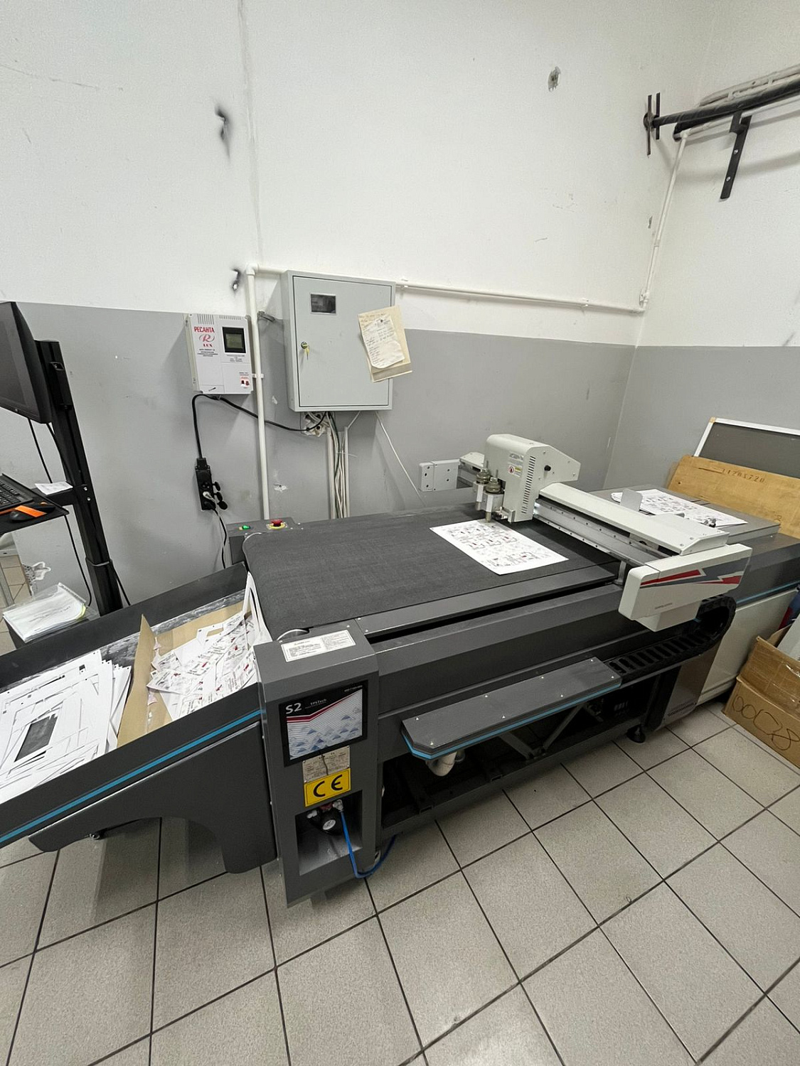 Запуск Конвейерного режущего плоттер TPS S2 Plus в Ярославле