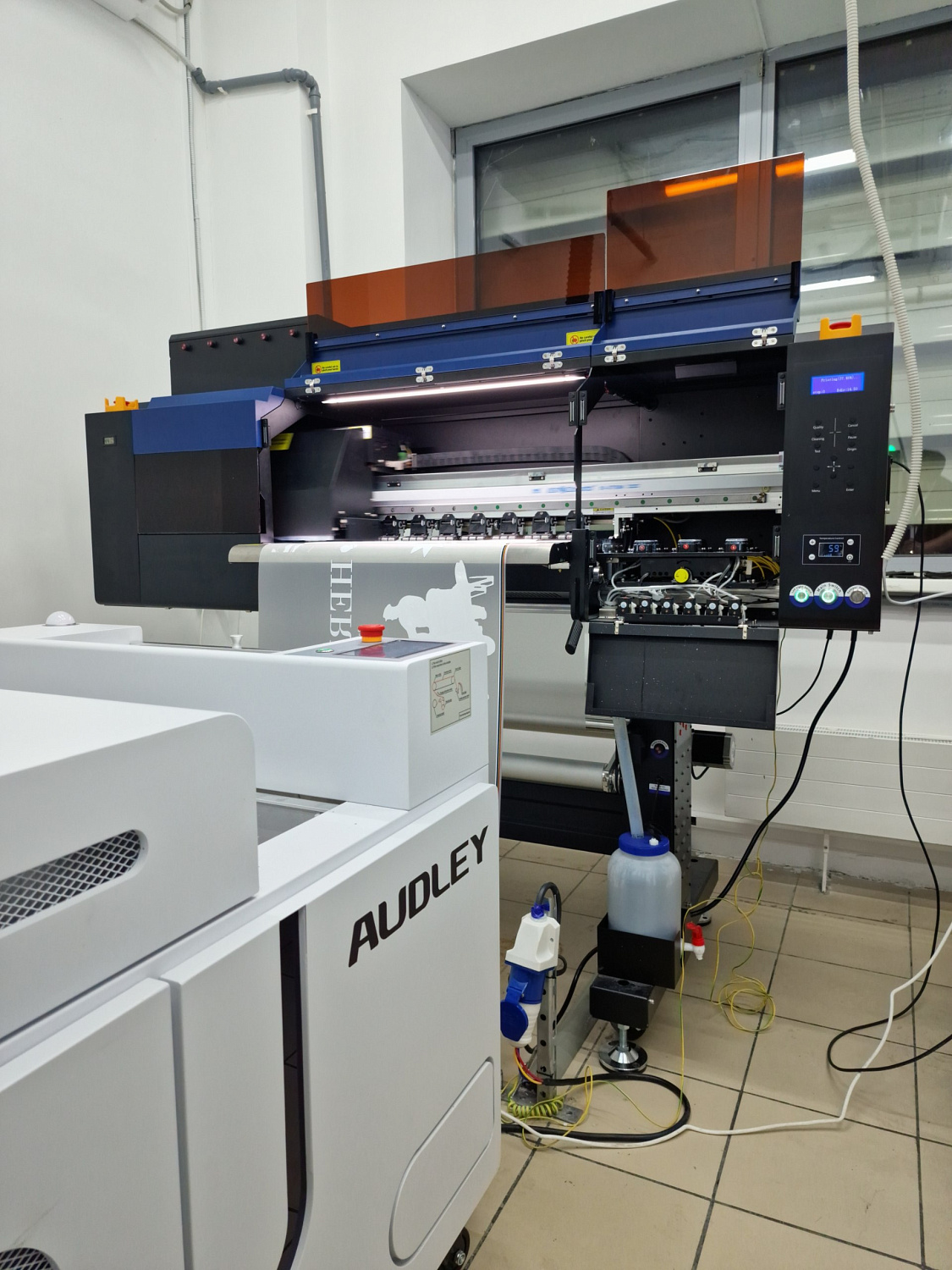 Запуск DTF-принтера Audley ZX6006 Huricane в Красногорске