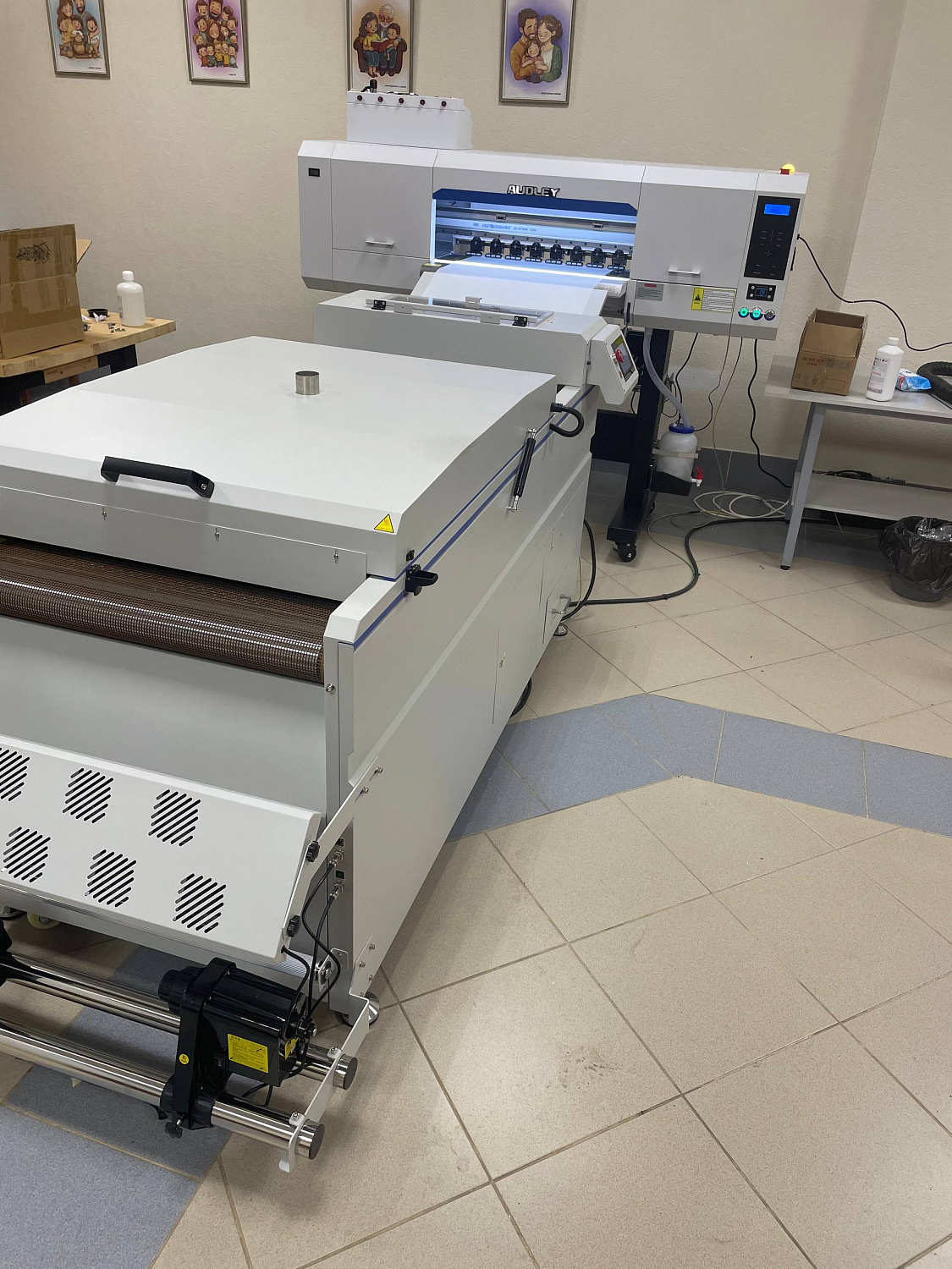 Запуск DTF печати AUDLEY ZX6003, CHAMELEON (комплект с шейкер-сушкой) в Старой Руссе