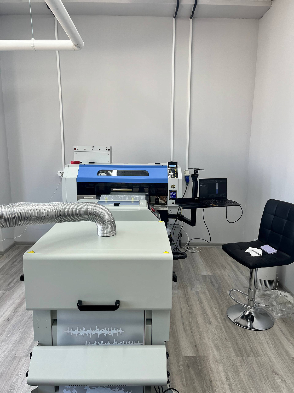 Запуск комплекса DTF-печати Falcon в Москве