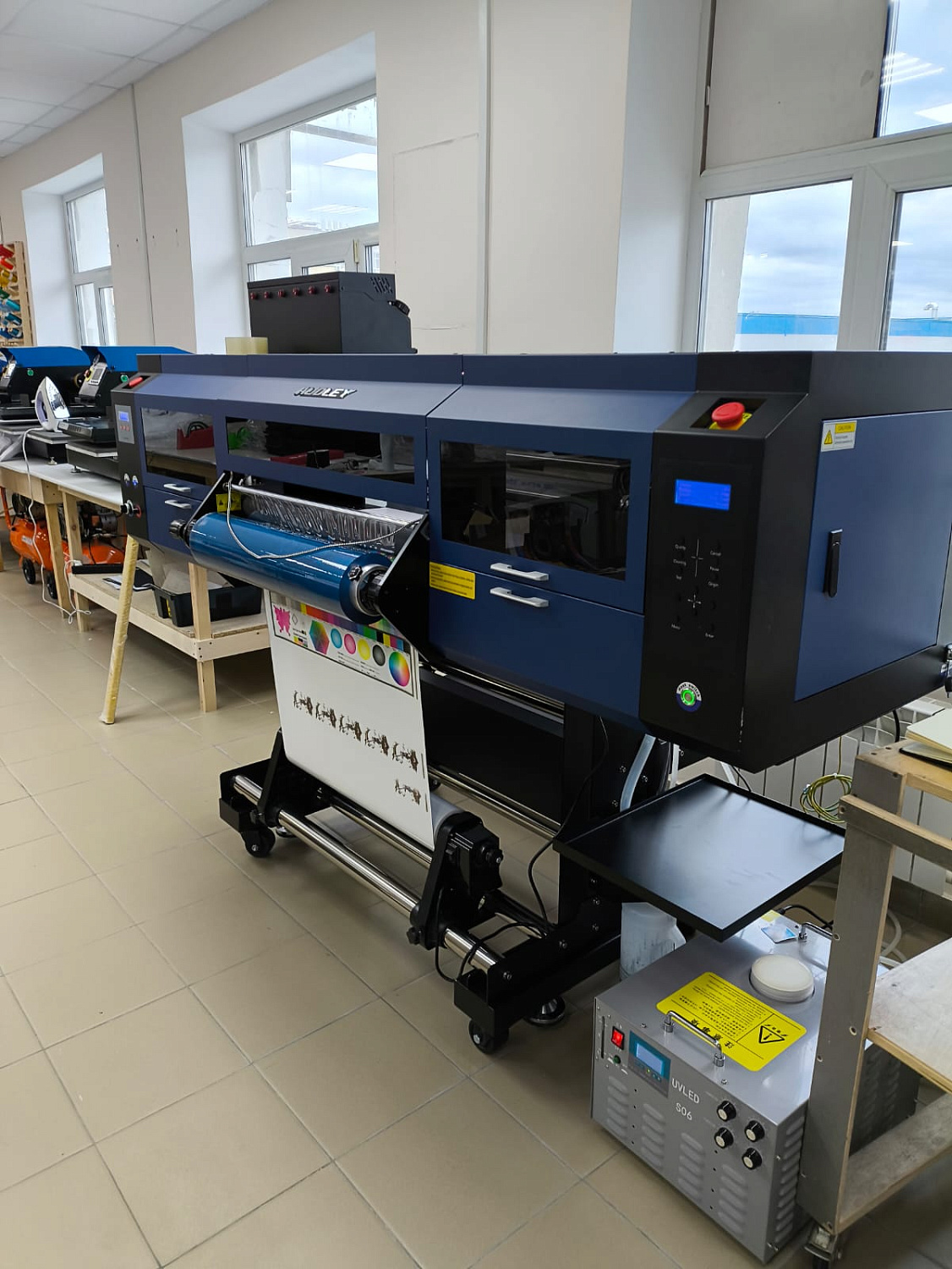 Запуск UV DTF принтера AUDLEY STORM в Екатеринбурге