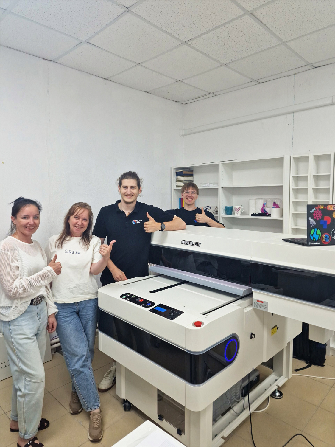 Запуск УФ-принтера Audley 9060-4 Pro в Костроме