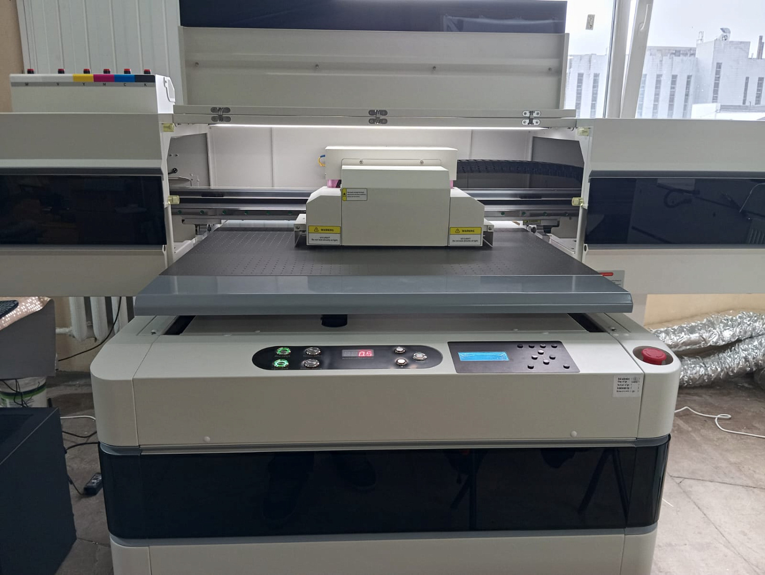 Запуск UV принтер AUDLEY 9060 PRO и Лазера HAOKE в Калининграде