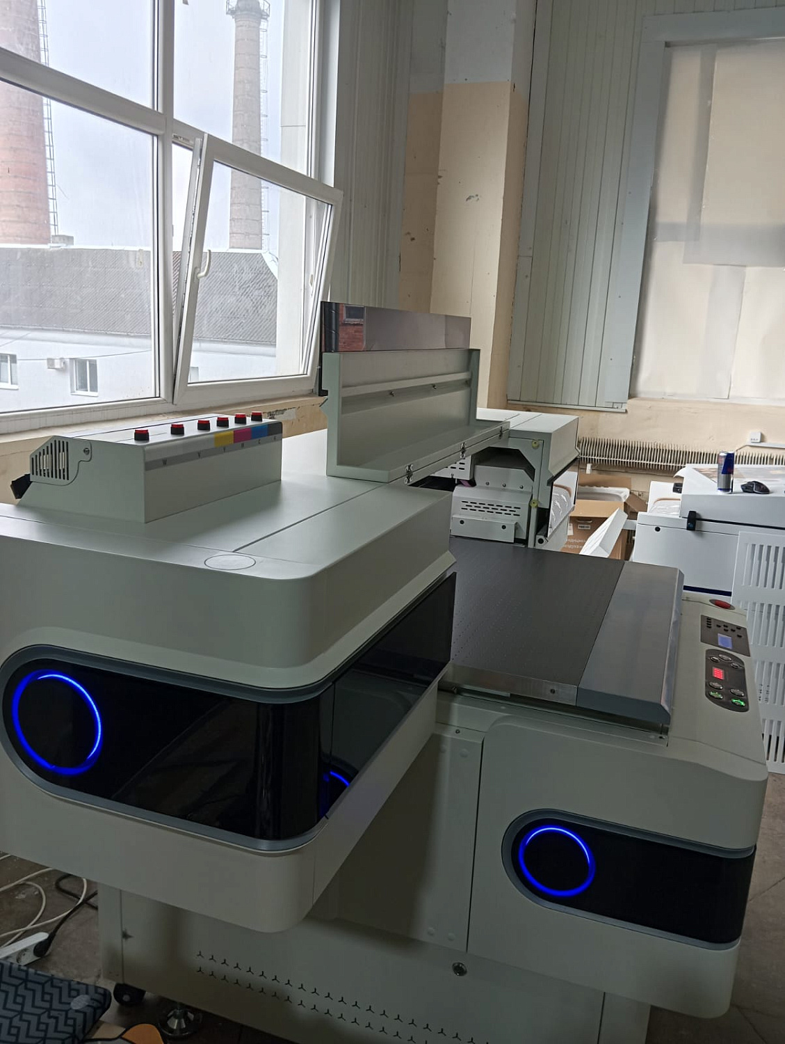 Запуск UV принтер AUDLEY 9060 PRO и Лазера HAOKE в Калининграде