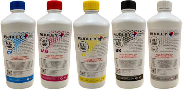 Чернила AUDLEY для DTF-принтера, Желтый (Yellow), 1л Чернила AUDLEY для DTF-принтера, Желтый (Yellow), 1л