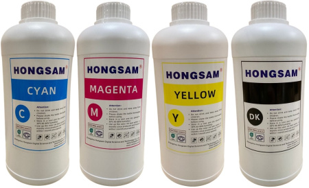 Чернила для сублимационной печати Hongsam, yellow (желтый), 1л